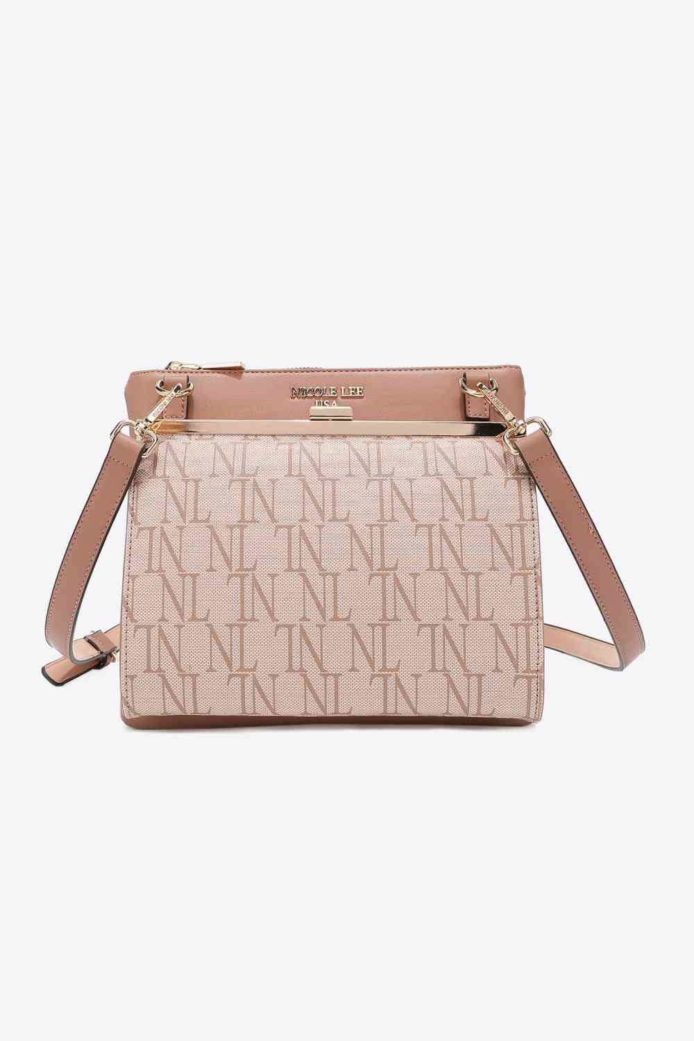 Nicole Lee USA Tatiana Monogram Crossbody Bag