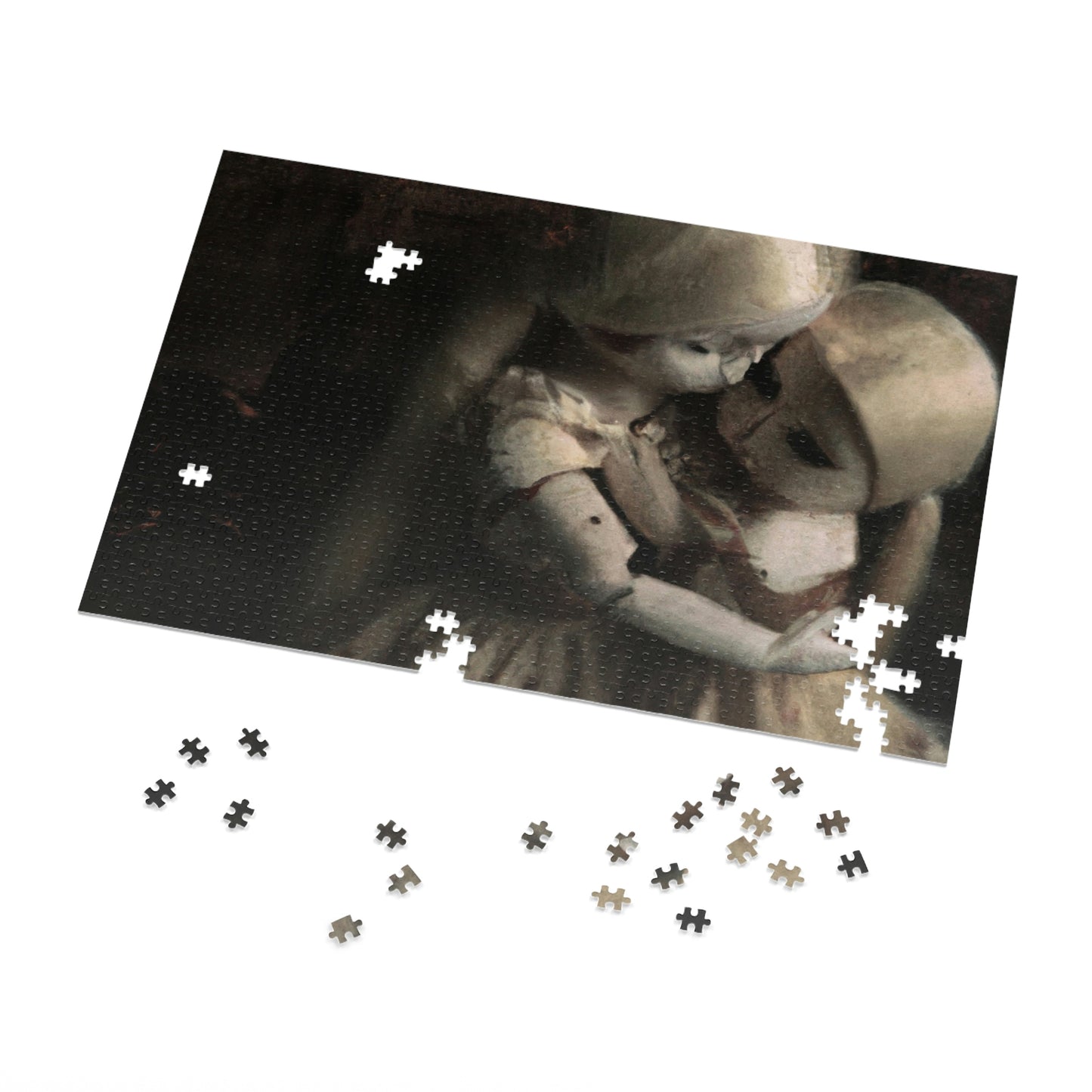 "A Melancholy Tango of Two Dolls" - The Alien Jigsaw Puzzle