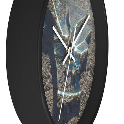 "Glimmer of Broken Glass" - The Alien Wall Clock