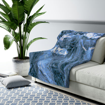 "Frozen Labyrinth" - The Alien Sherpa Fleece Blanket