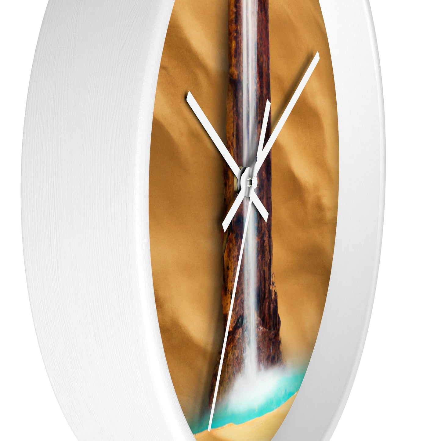 "Lonely Waterfall in a Desolate Desert" - The Alien Wall Clock