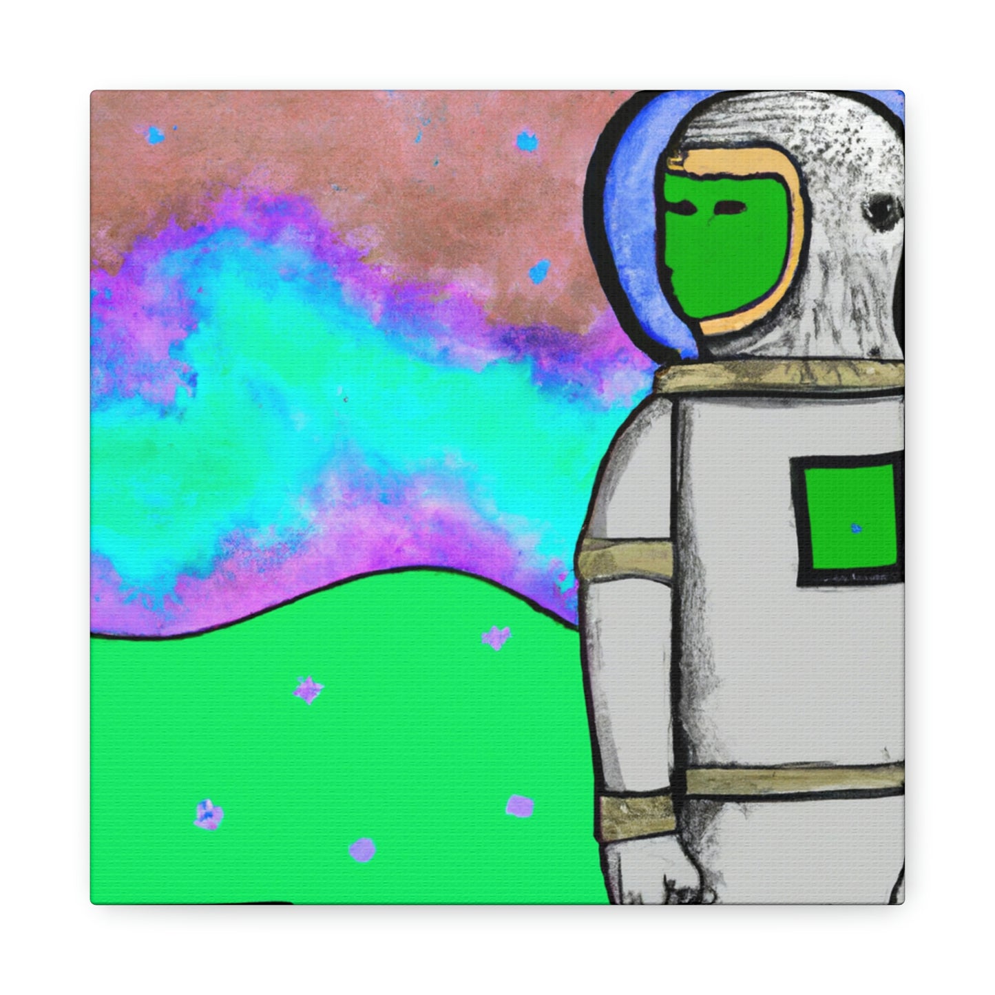 "Alone in the Alien Sky" - The Alien Canva