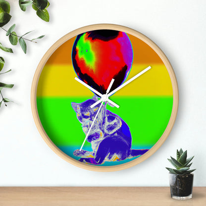 "Cozy Companions" - The Alien Wall Clock