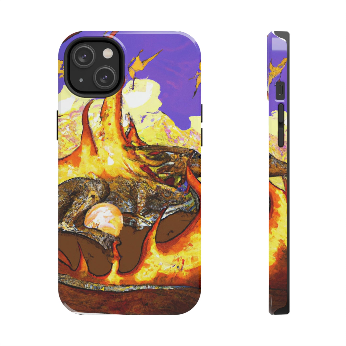 "Un dragón dormido en un abrazo infernal" - The Alien Tough Phone Cases