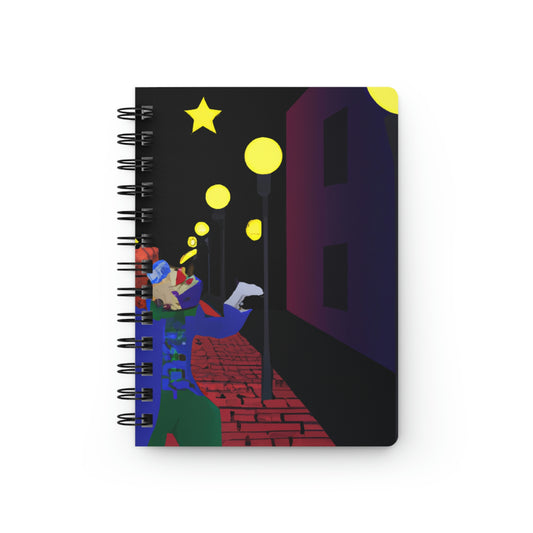 "Alley Star Juggler" - The Alien Spiral Bound Journal