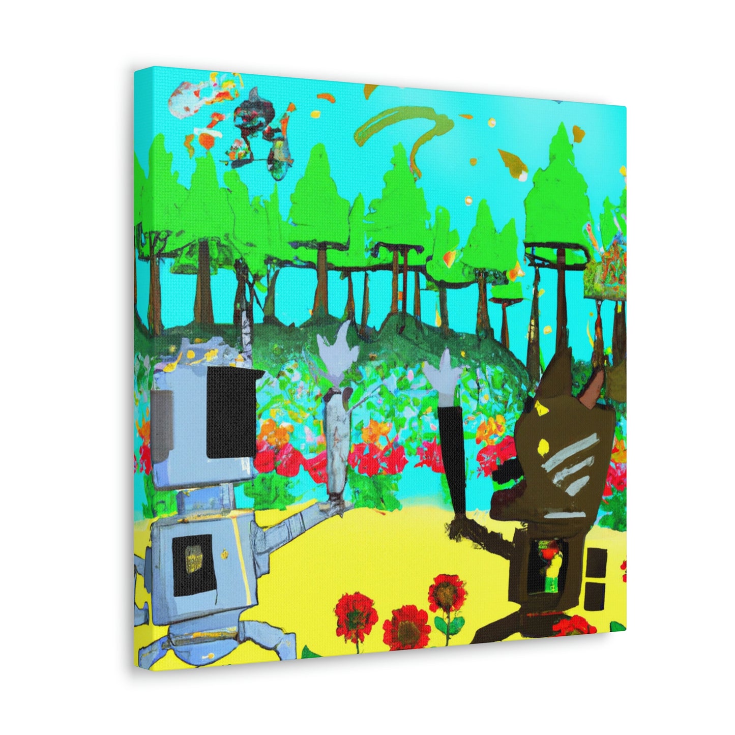 Robo Garden Wars - The Alien Canva