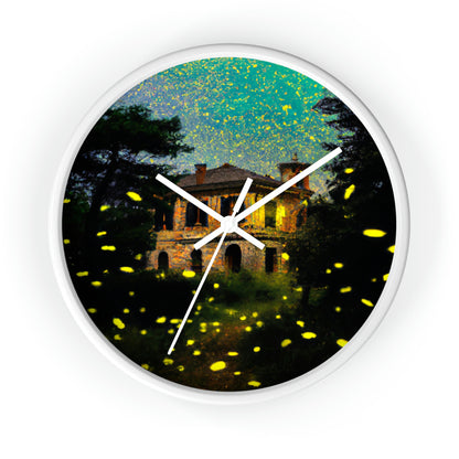 "A Shining Embrace of Fireflies" - The Alien Wall Clock