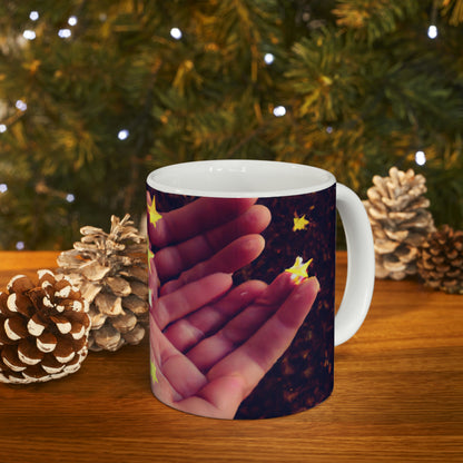 "A Starry Wish in My Pocket" - The Alien Ceramic Mug 11 oz