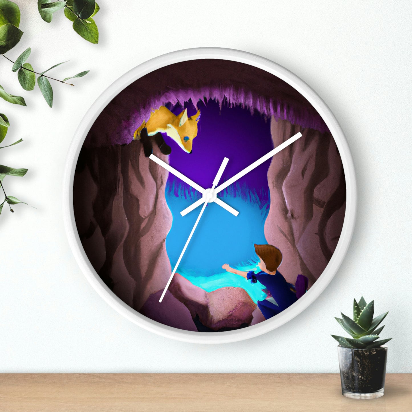 El zorro en la caverna - El reloj de pared alienígena