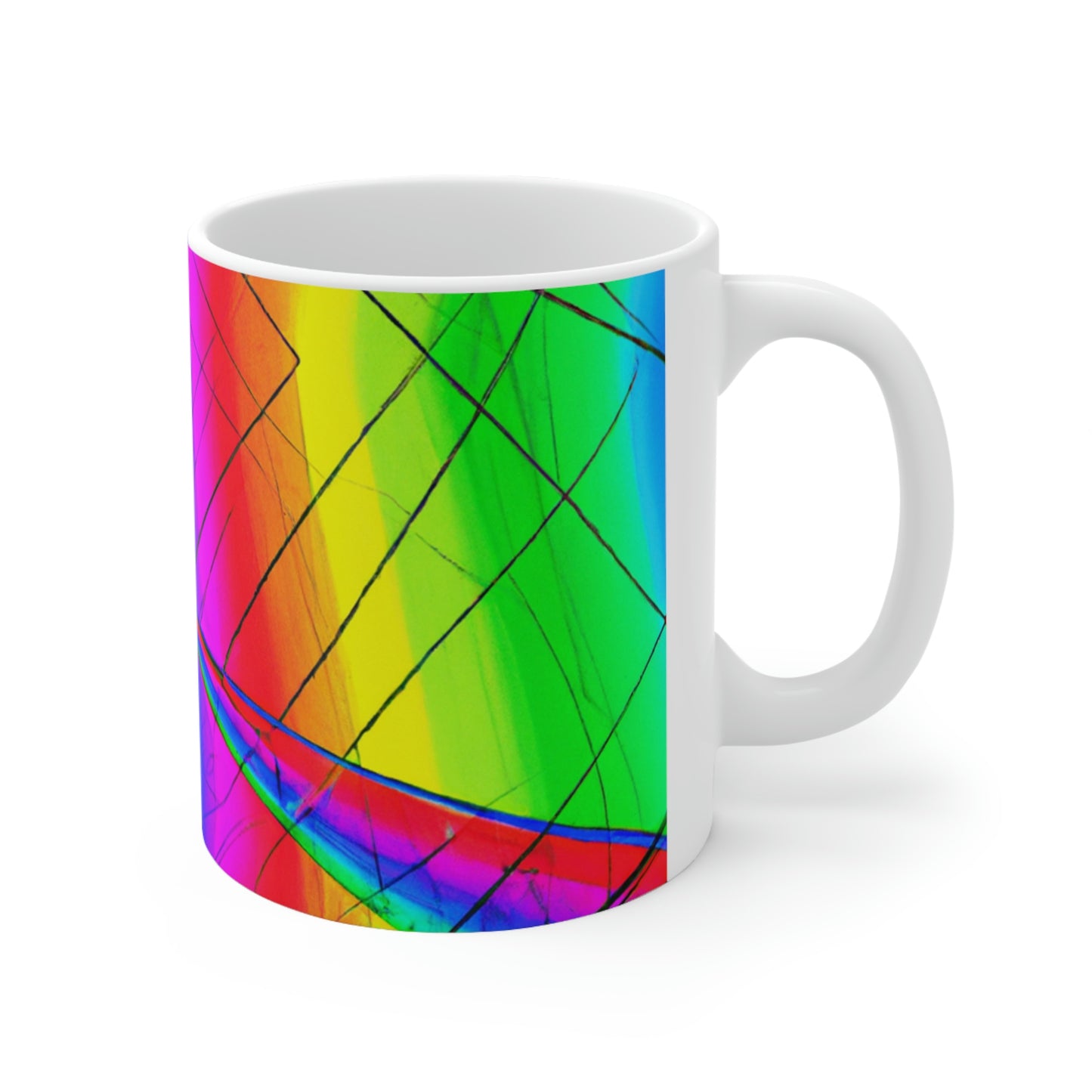 "A Spinnerette's Prismatic Web" - The Alien Taza de cerámica 11 oz