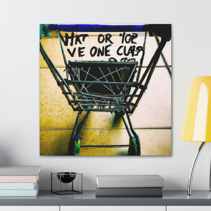 "The Shopping Cart of Hope" - The Alien Canva