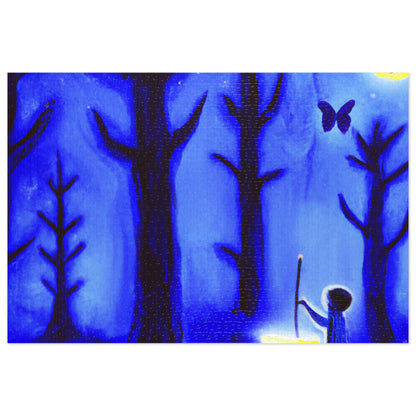 "A Journey Through the Moonlit Forest" - The Alien Jigsaw Puzzle