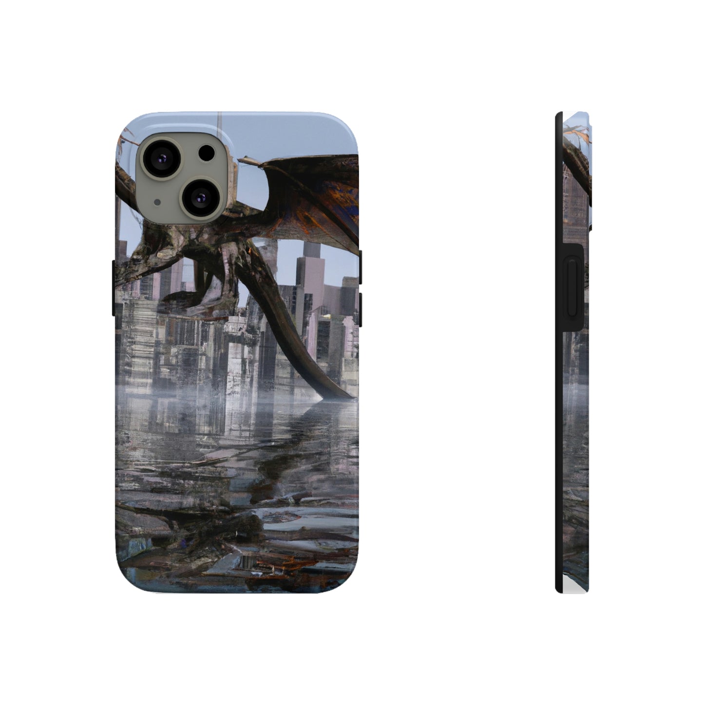 "Aufsteigend die Sintflut: Die hochfliegende Reise eines Drachen." - Die Alien Tough Phone Cases