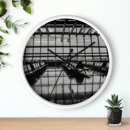 "The Ghosts at the Airport: Declining Passenger Flight." - The Alien Wall Clock