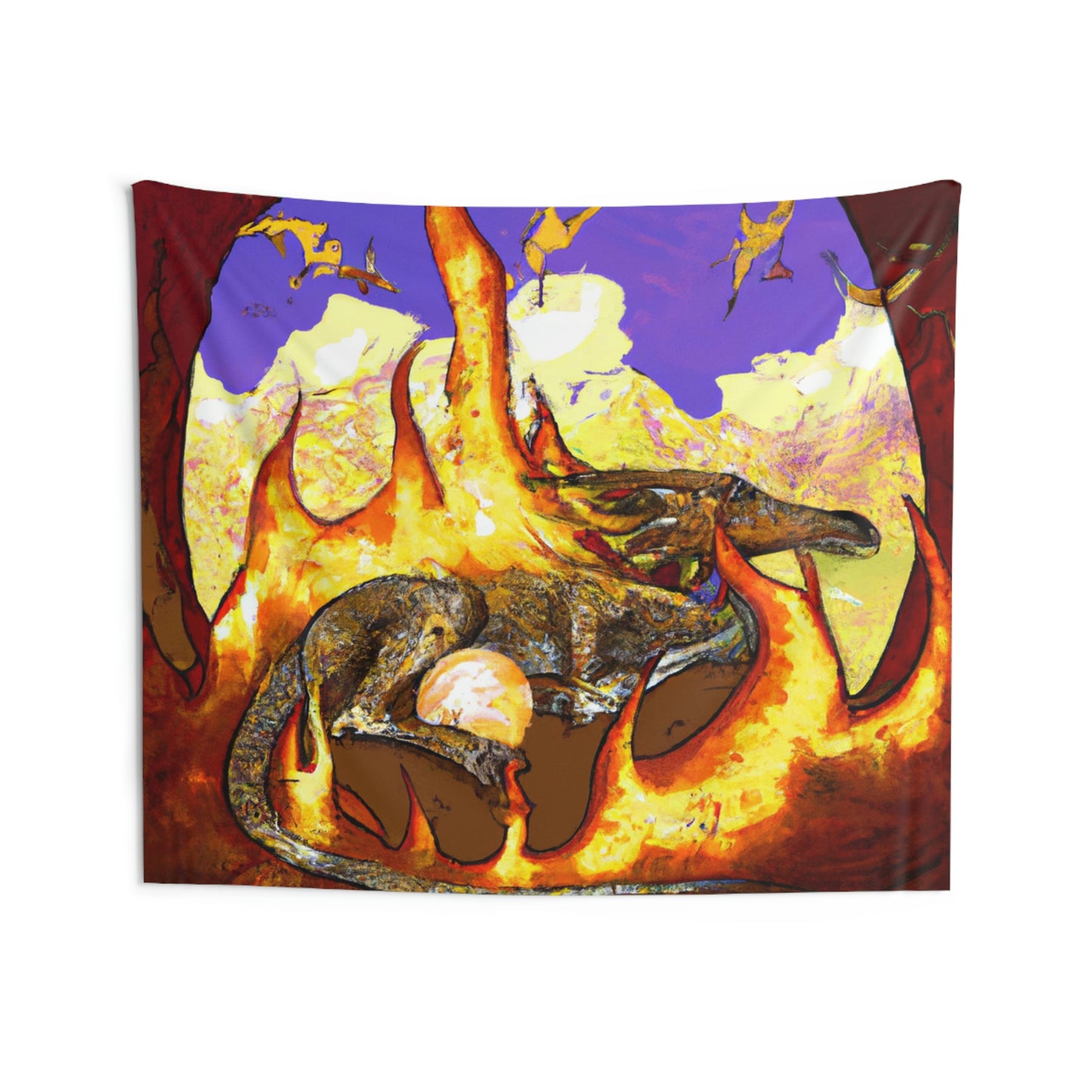 "A Slumbering Dragon in an Infernal Embrace" - The Alien Wall Tapestries