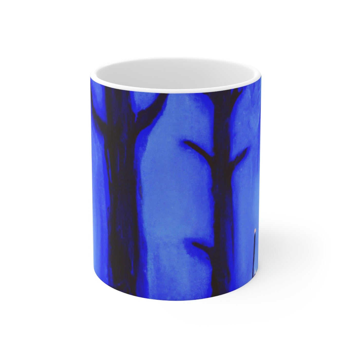 "A Journey Through the Moonlit Forest" - The Alien Ceramic Mug 11 oz