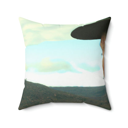 Dreams of Adventure: An Old Man's Tale - The Alien Square Pillow