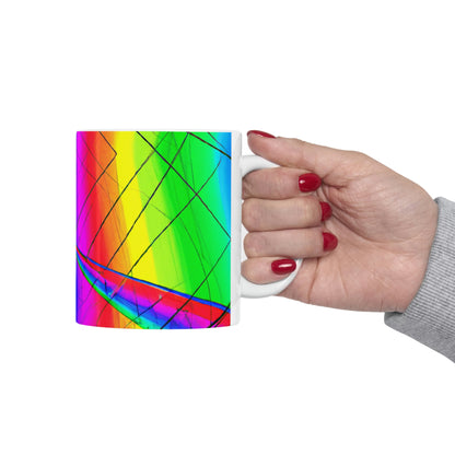 "A Spinnerette's Prismatic Web" - The Alien Taza de cerámica 11 oz