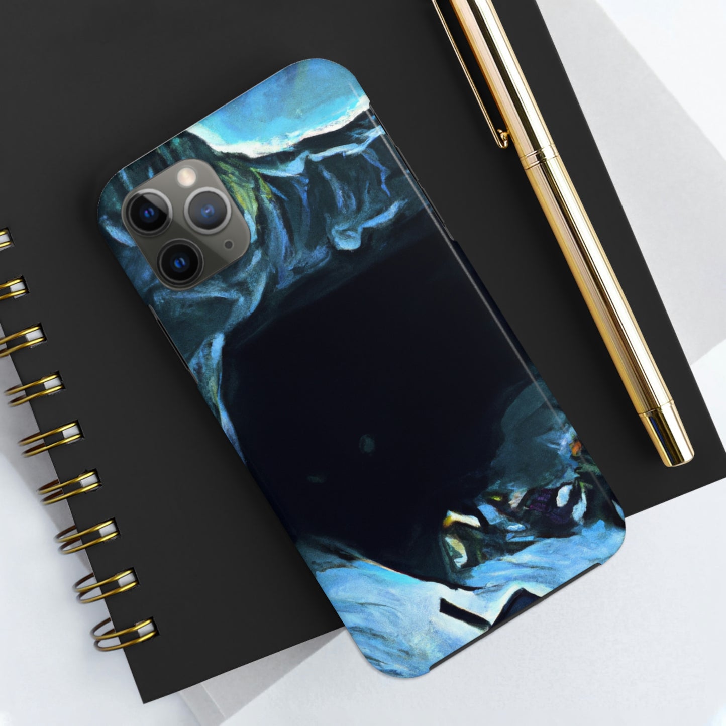 "Flucht aus den eisigen Tiefen" - Die Alien Tough Phone Cases