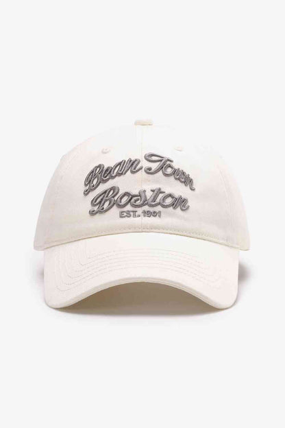 Gorra de béisbol ajustable con gráfico bordado