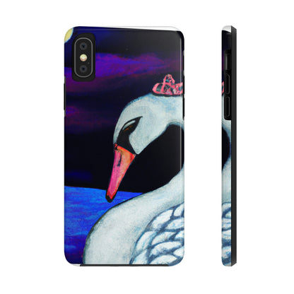 "A Swan's Lament: The Widwed Heavens" - Die Alien Tough Phone Cases