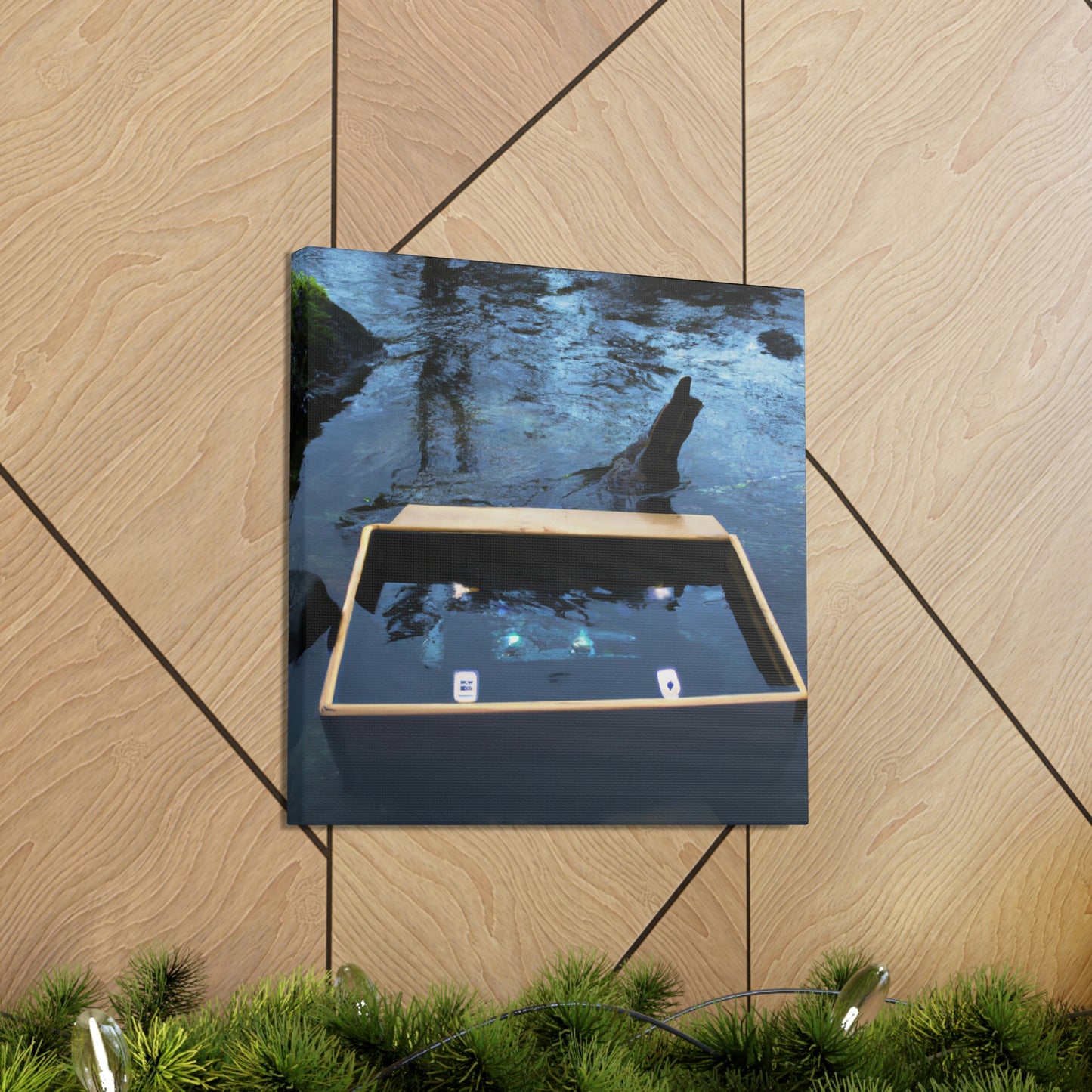 "La caja misteriosa flotante" - The Alien Canva