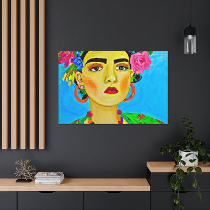 „Heftig und frei: Eine von Frida Kahlo inspirierte Hommage an mexikanische Frauen“ – The Alien Canva