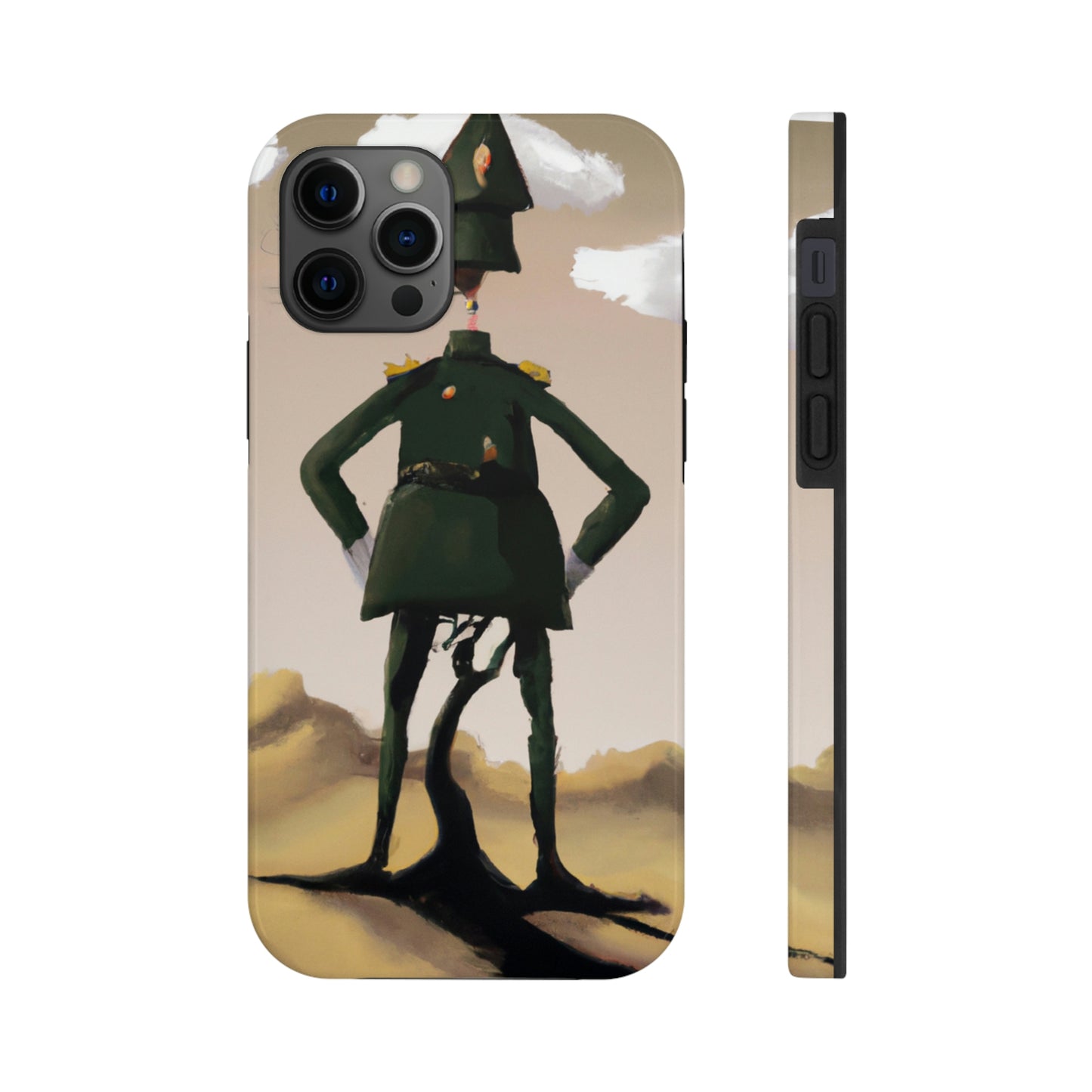 "Courage Against Despair: A Soldier's Triumph" - The Alien Tough Phone Cases