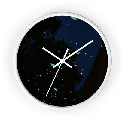 "Moonlight Fireflies" - The Alien Wall Clock