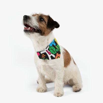 The Enchanted Garden of Wonders. - The Alien Pet Bandana Collar