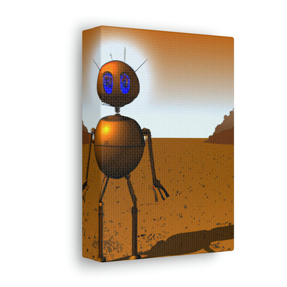 "Robo Earth Exploration: The Adventures Of An Alien Bot!" - The Alien Canva