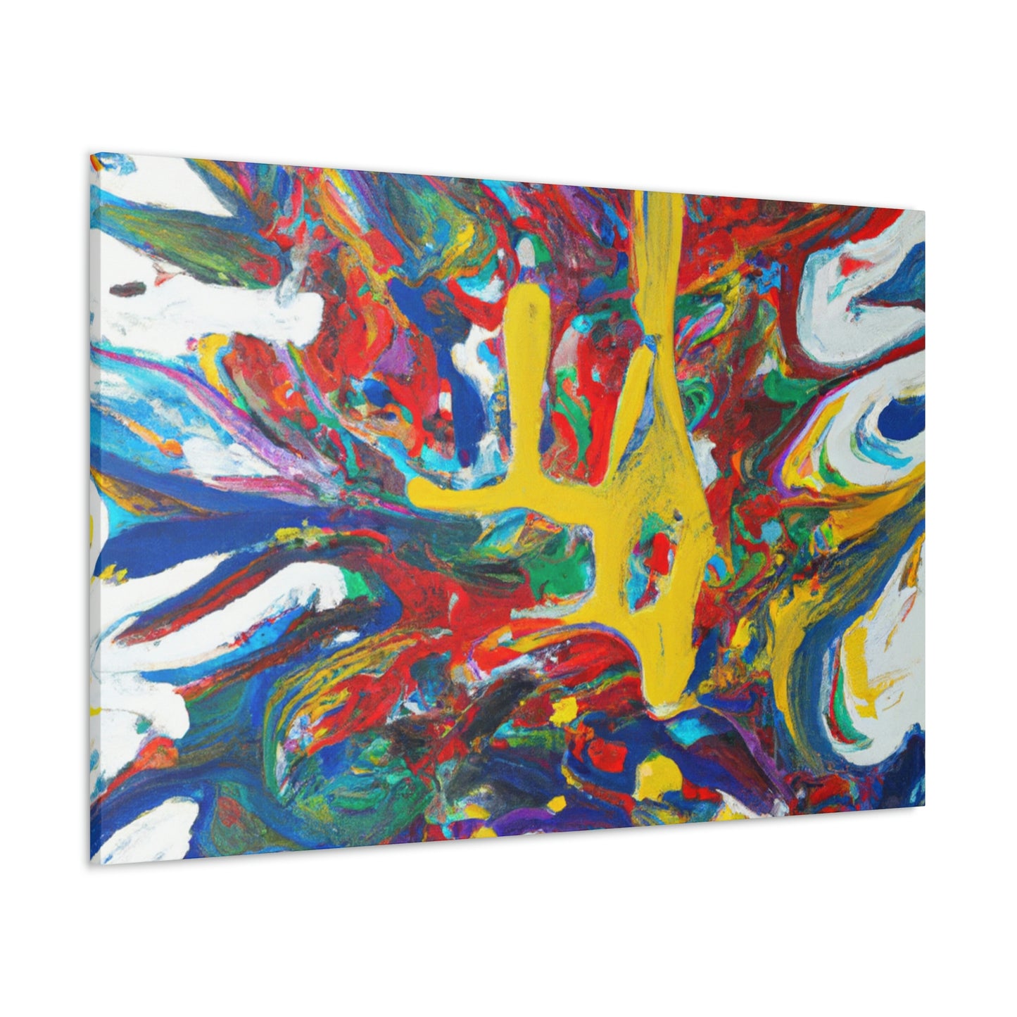 Synesthetic Symphony: An Abstract Painting - The Alien Canva.