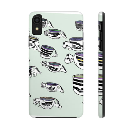 "A Purr-fectly Precious Tea Party Parade" - The Alien Tough Phone Cases