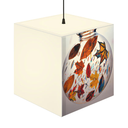 "Herbst in einer Glaskugel" - Die Alien Light Cube Lampe