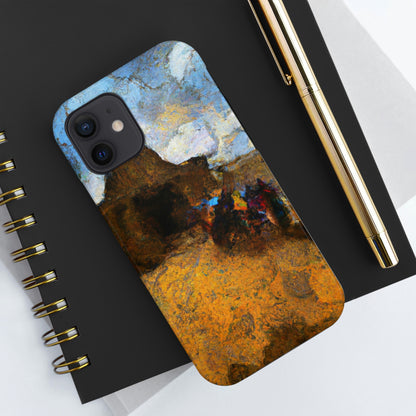 "Dusty Pilgrims at the Forgotten Shrine" - The Alien Tough Phone Cases