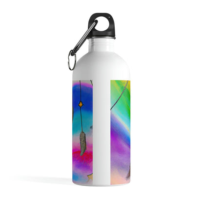 "A Galaxy of Dreams: A Colorful Dreamcatcher Captures Falling Stardust" - The Alien Stainless Steel Water Bottle