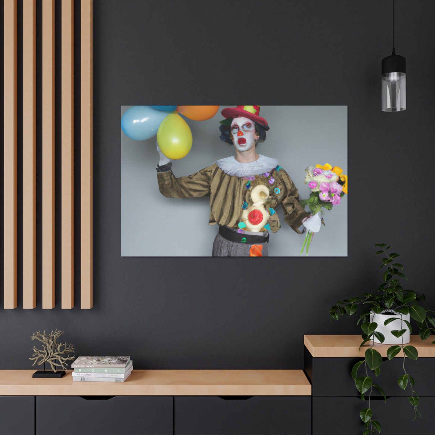 "Clowning Around with Balloons" - The Alien Canva