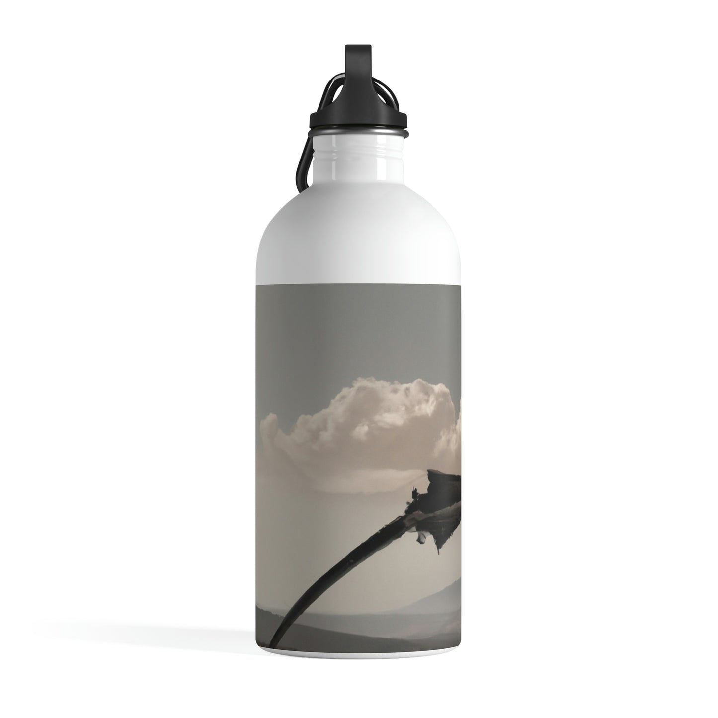 "A Warrior's Last Stand: The Battle Against the Metal Dragon" - The Alien Stainless Steel Water Bottle