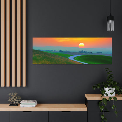 Vibrant Sunrise Painter - Canvas