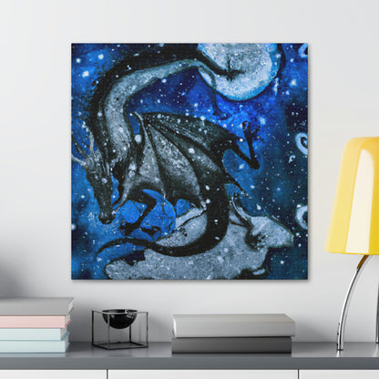 "Frosted Moonlight Dragon" - The Alien Canva