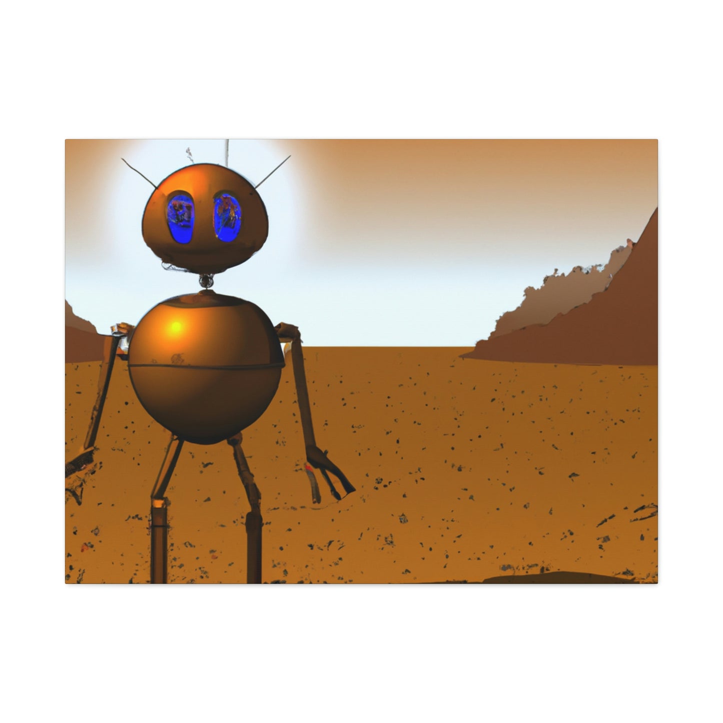 "Robo Earth Exploration: The Adventures Of An Alien Bot!" - The Alien Canva