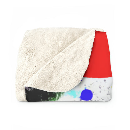 "Clowning Around in the Cold: A Winter Glove Story" - The Alien Sherpa Fleece Blanket