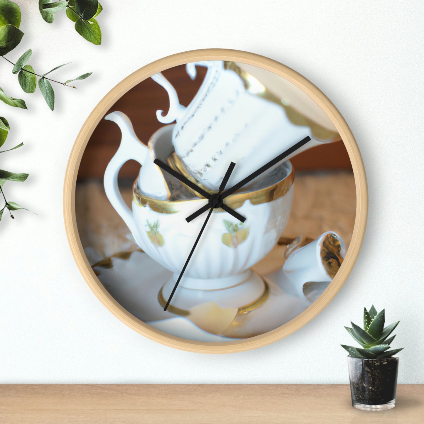 "A Cup of Comfort" - The Alien Wall Clock