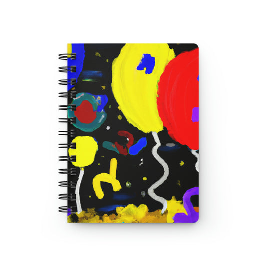 "A Starry Night Rainbow" - The Alien Spiral Bound Journal