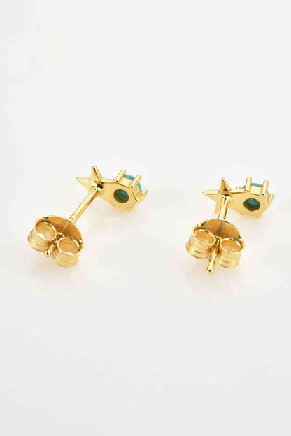 Pendientes Stud Estrella Circonitas