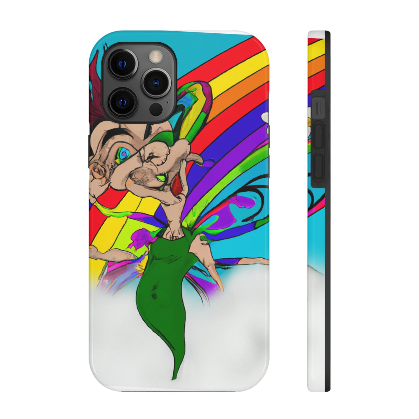 Rainbow Mischief Fairy - The Alien Tough Phone Cases