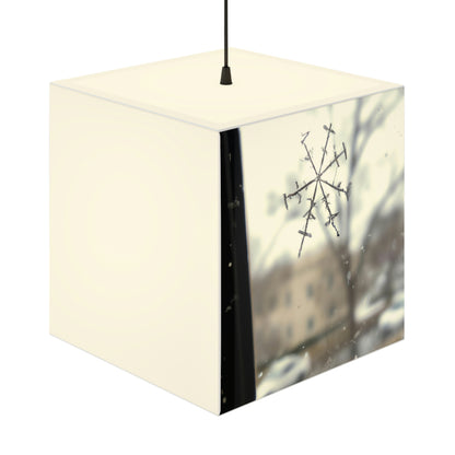 "Tiny Tragedy: A Snowflake's Story" - The Alien Light Cube Lamp