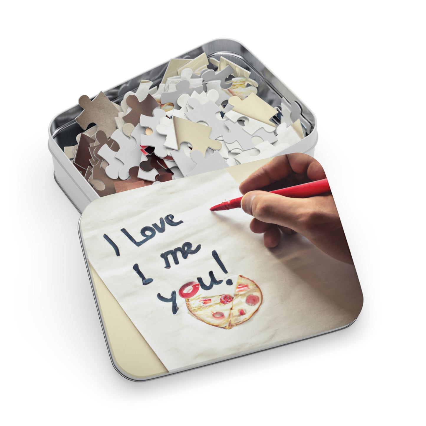 "A Pizza-Loving Love Letter" - The Alien Jigsaw Puzzle