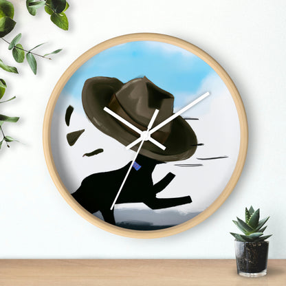 "The Hat Hunter" - The Alien Wall Clock