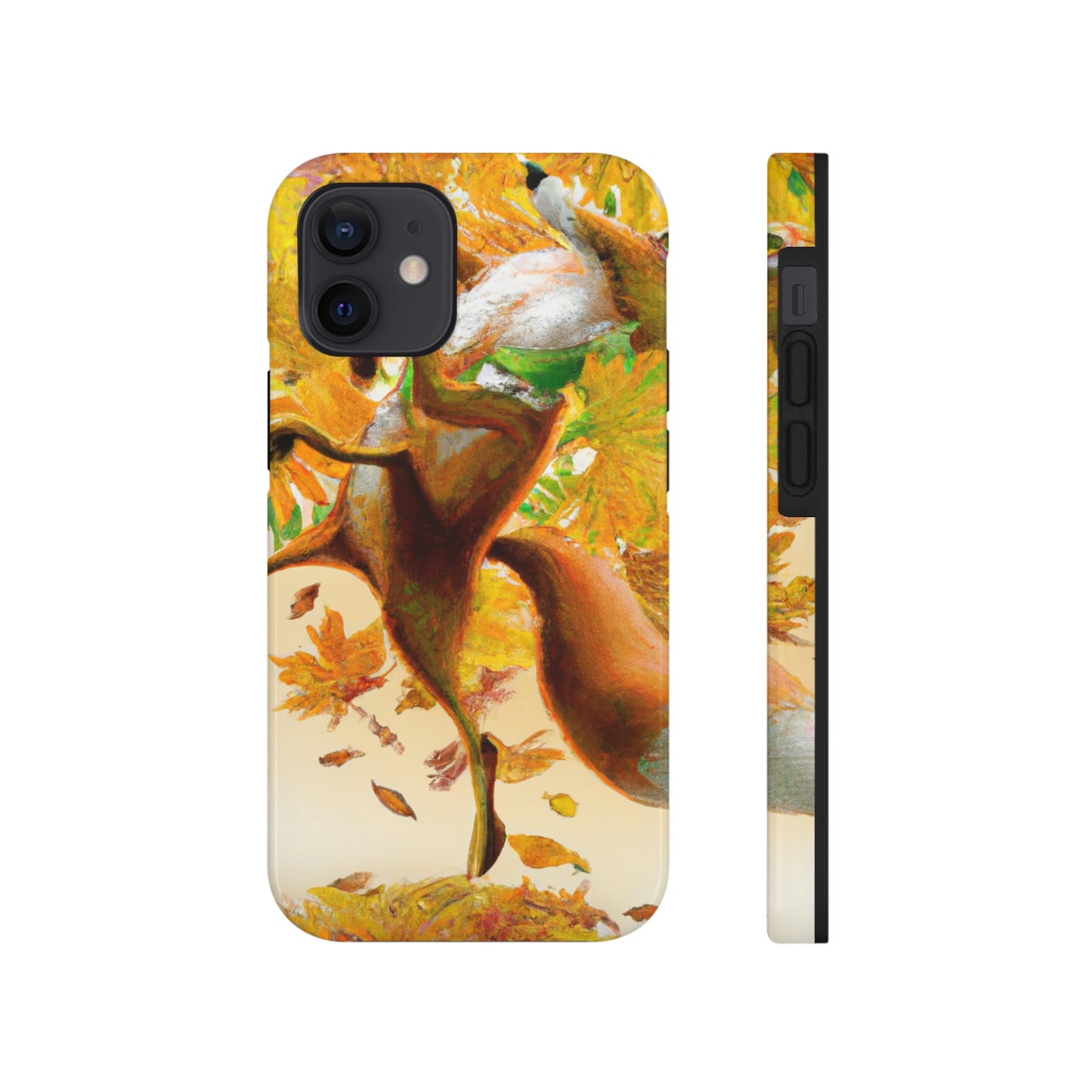 "Autumnal Adventure: A Fox's Mischief" - The Alien Tough Phone Cases